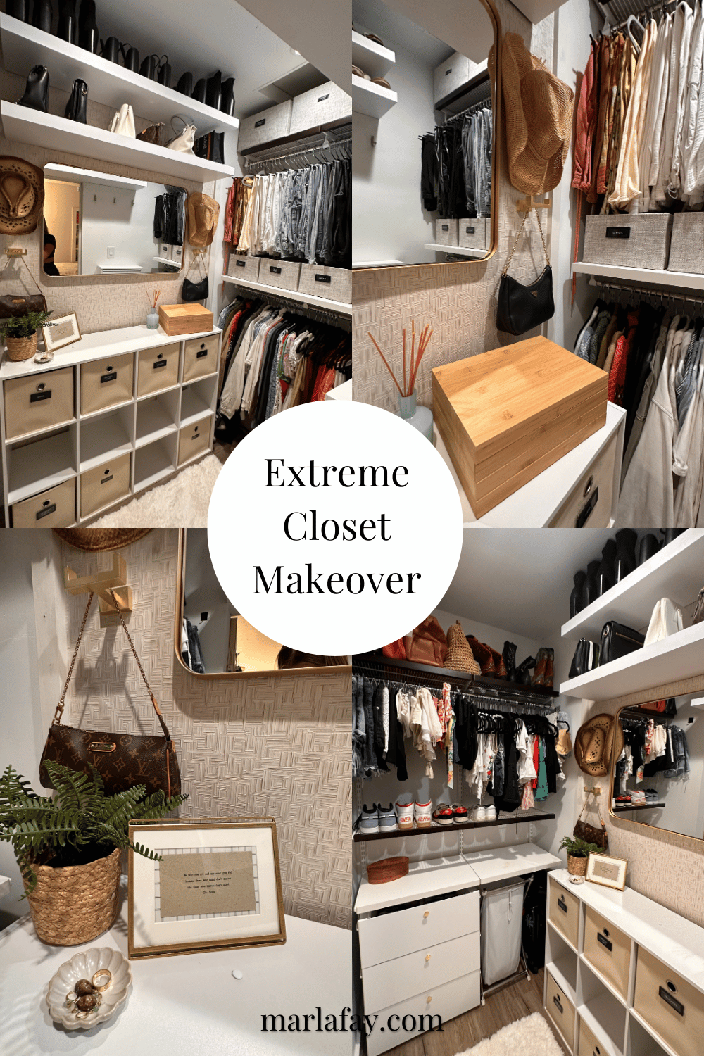 pin for later, extreme closet makeover