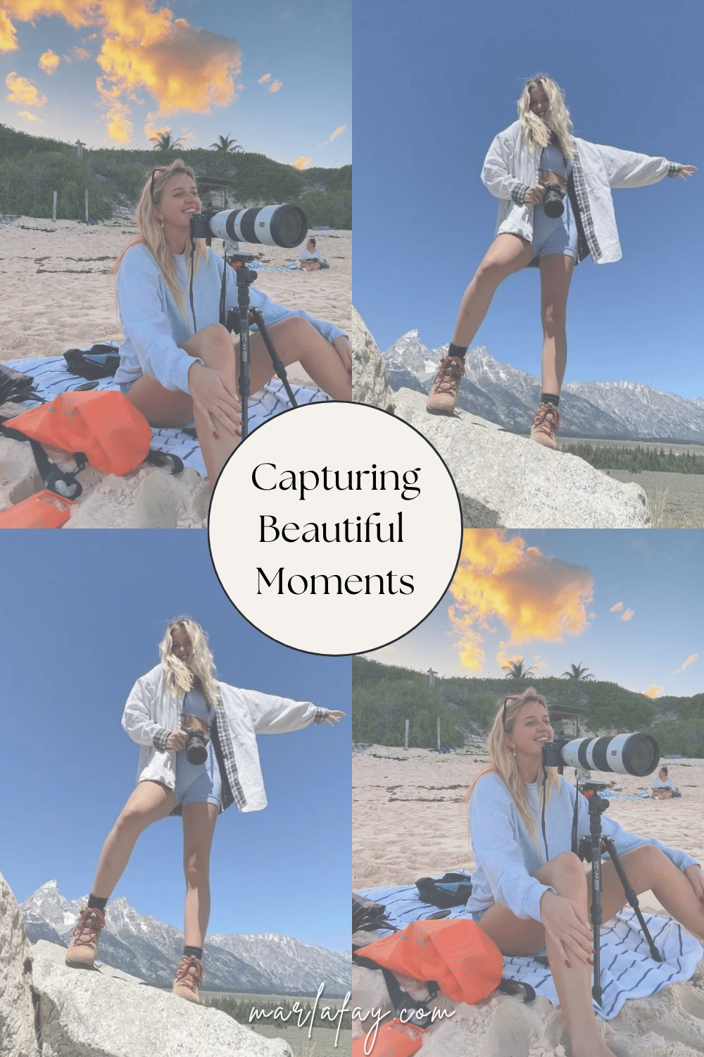 capturing beautiful moments pinterest graphic