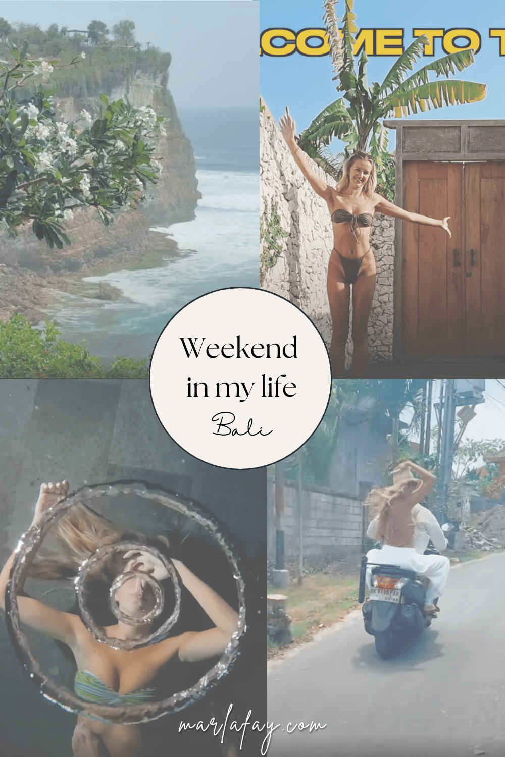 weekend in my life, bali